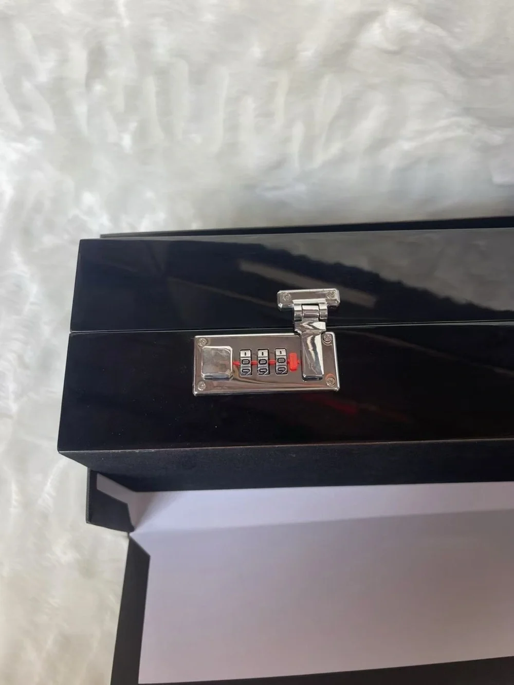 Patek Philippe Black Gloss Presentation Watch Box with White Gloves